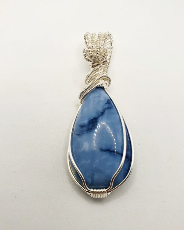 Blue opal pendant - Image 2