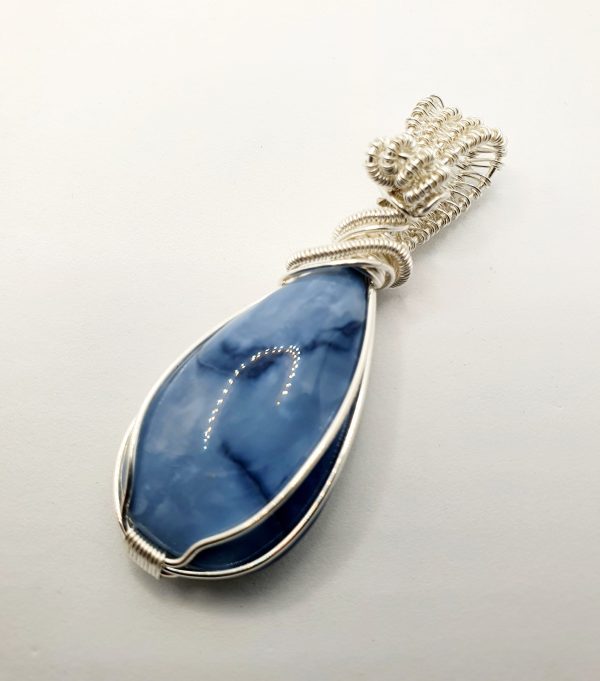 Blue opal pendant - Image 4