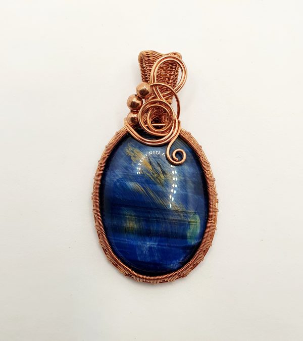 Blue Tiger Eye pendant - Image 2