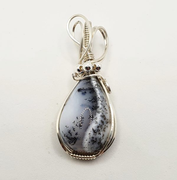 Dendritic Opal pendant - Image 3