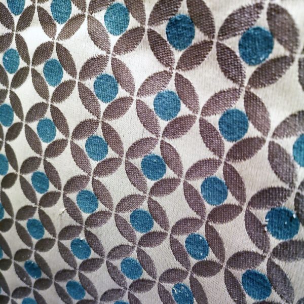 Handmade and Upcycled Double-sided Tote Bag - Diamond and Dots Print - Image 3