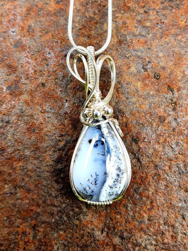 Dendritic Opal pendant - Image 11