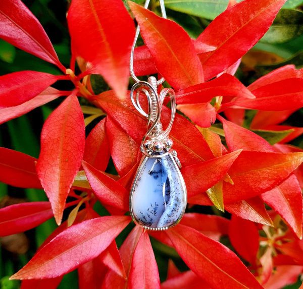 Dendritic Opal pendant - Image 9