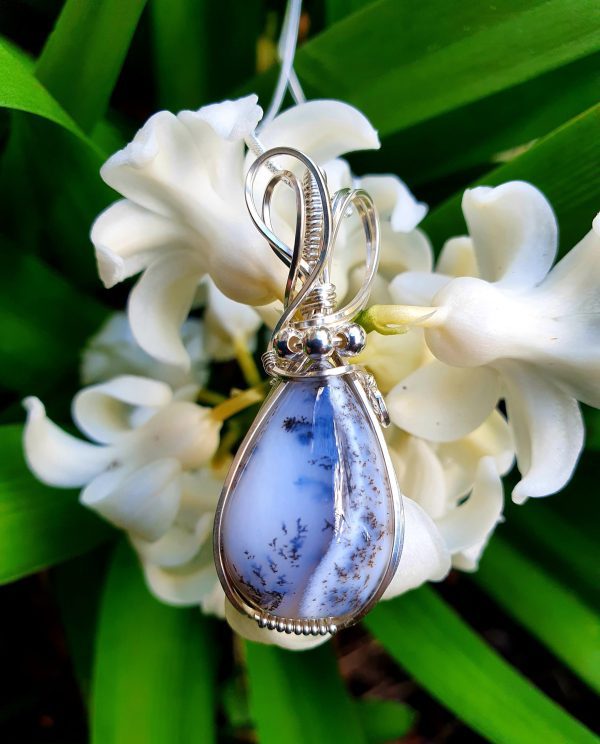 Dendritic Opal pendant