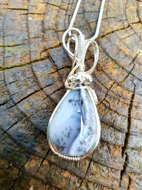 Dendritic Opal pendant - Image 6