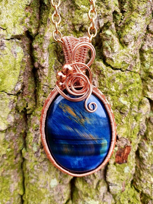 Blue Tiger Eye pendant - Image 9