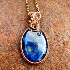 Blue Tiger Eye pendant