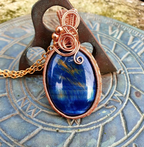 Blue Tiger Eye pendant - Image 4