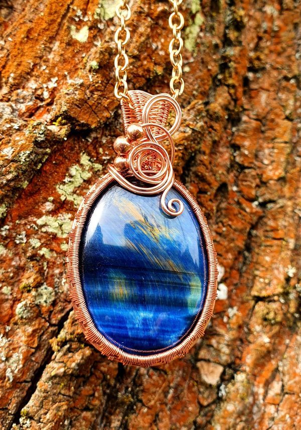 Blue Tiger Eye pendant - Image 8