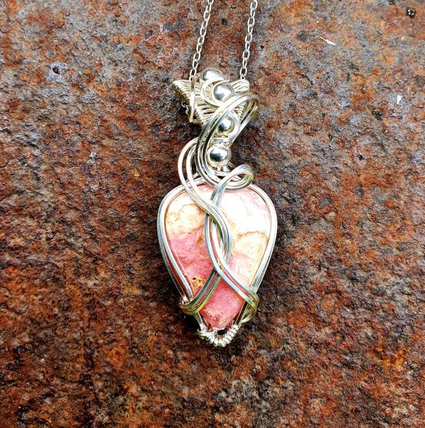 Rhodonite pendant - Image 6