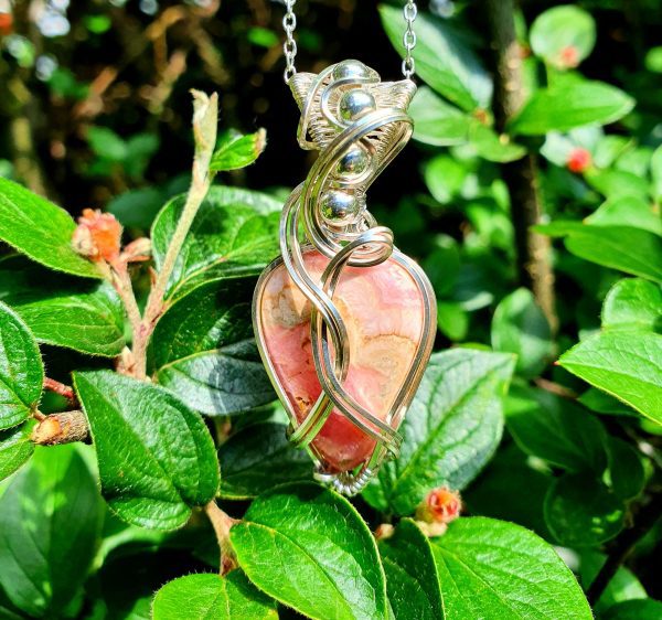Rhodonite pendant