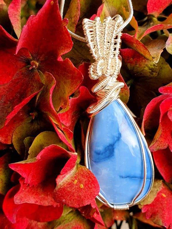 Blue opal pendant - Image 6