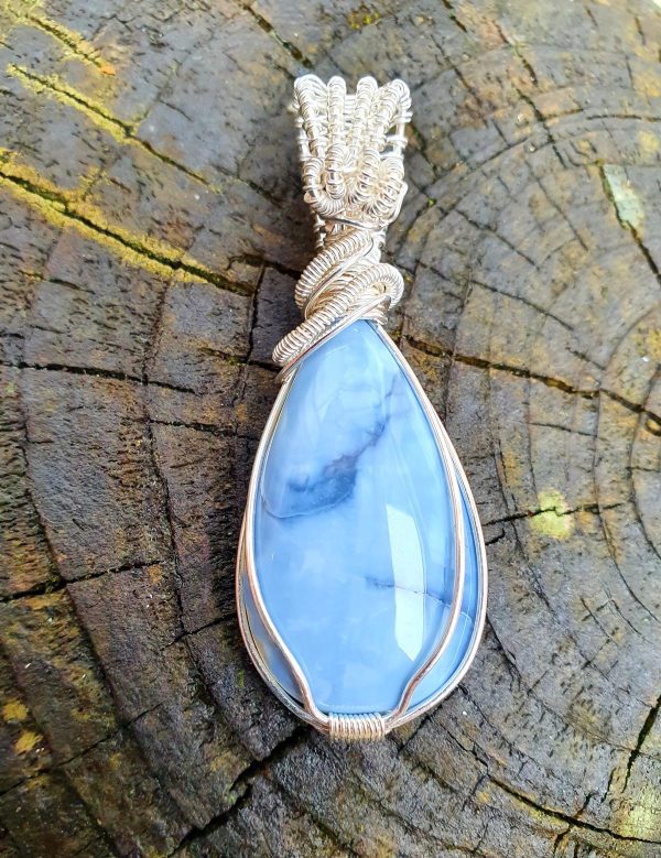 Blue opal pendant - Image 5