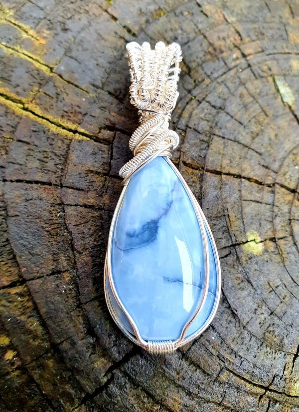 Blue opal pendant - Image 8