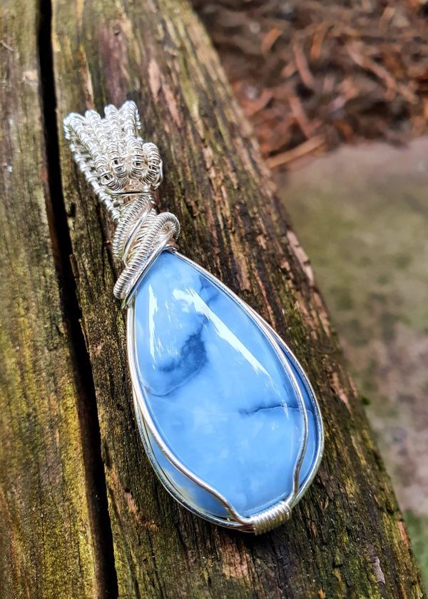Blue opal pendant - Image 7