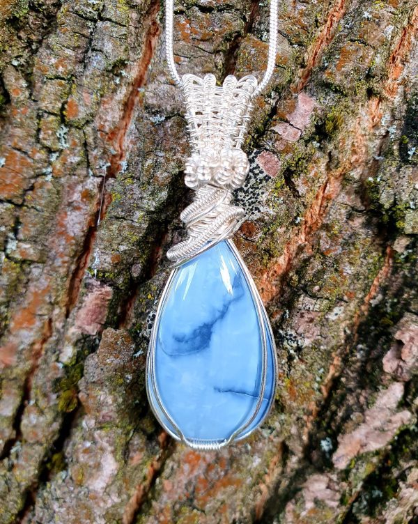 Blue opal pendant - Image 9