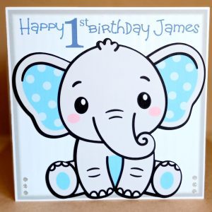 Birthday card for 1 year old