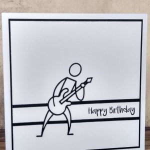 Happy Birthday - Guitar Greetings Card