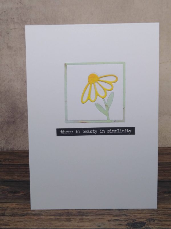 There is beauty in simplicity - Greetings Card