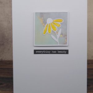 Everything has beauty - Greetings Card