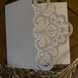 Floral Die Cut Card Blanks -Pack of 5