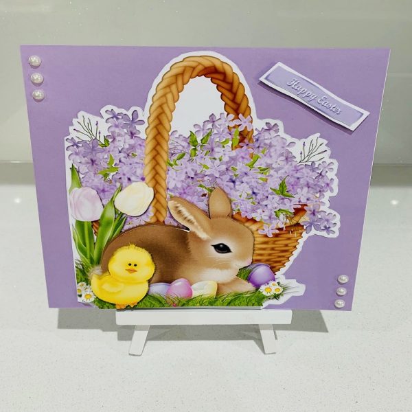 Handmade Happy Easter 7x7 Greeting Card