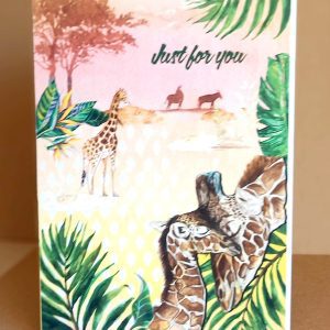 Just for you giraffe card