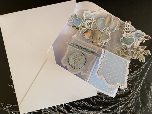 Pop up box card Baby Boy - Image 6