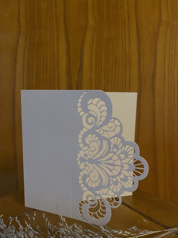 Floral Die Cut Card Blanks -Pack of 5 - Image 5