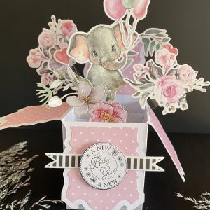 3D Pop up card- Baby Girl