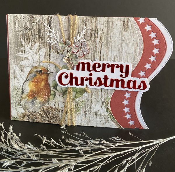 Rustic Robin Christmas Card - Image 2