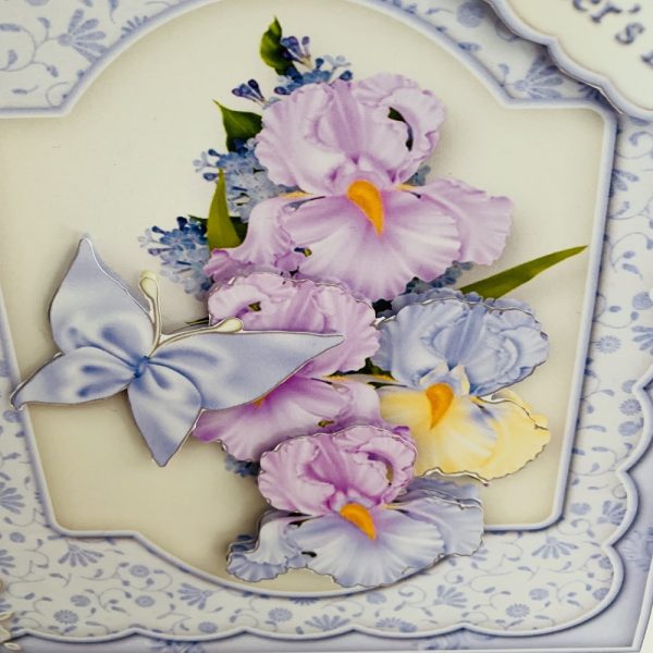 Handmade 3D Decoupage Happy Birthday/Mothers Day 8x8 Greeting Card - Image 3