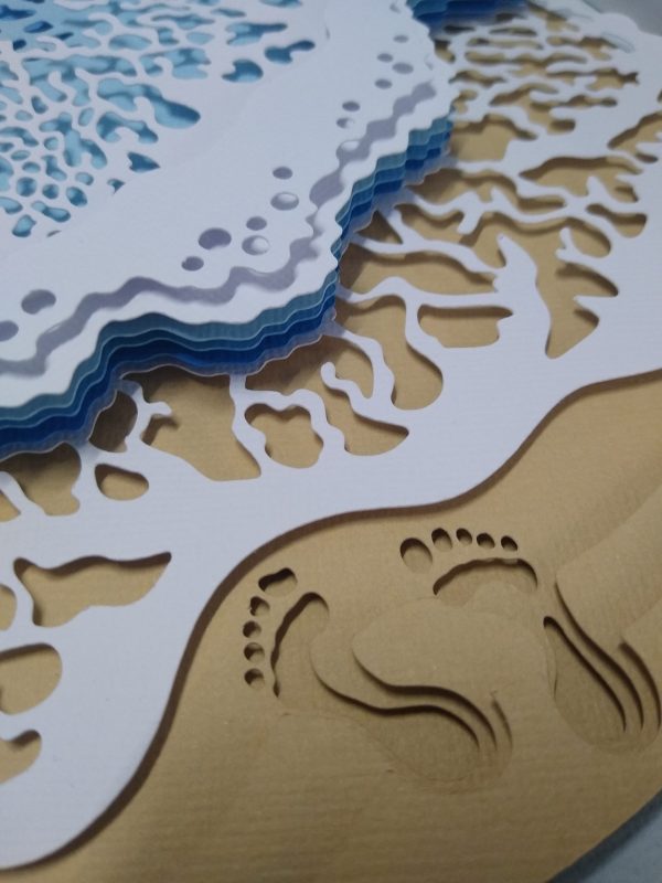 Beautiful layered beach scene - Image 6