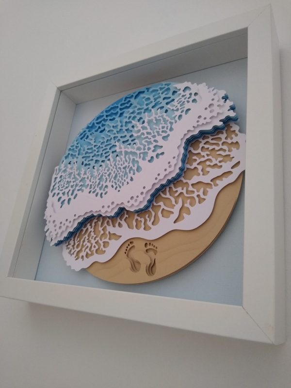 Beautiful layered beach scene - Image 5
