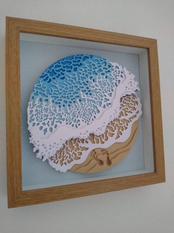 Beautiful layered beach scene - Image 3