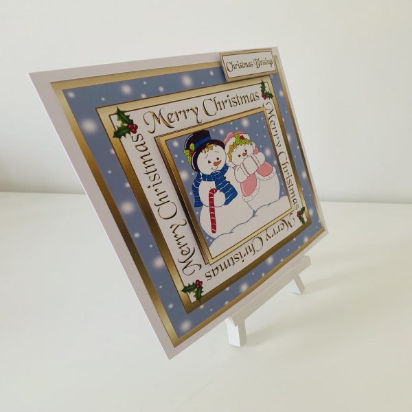 Snowman Christmas card - Image 2