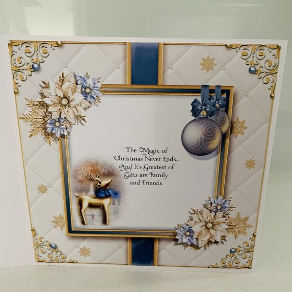 Handmade 3d decoupage Reindeer Christmas cards | Christmas Card Reindeer - Image 3