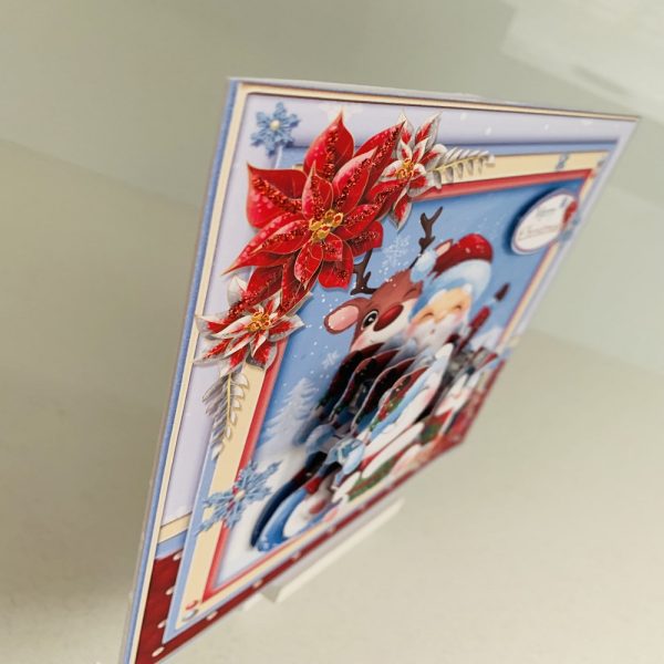 Handmade Christmas card | Elegant Handmade Christmas Card - Image 2