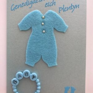 welsh card new baby