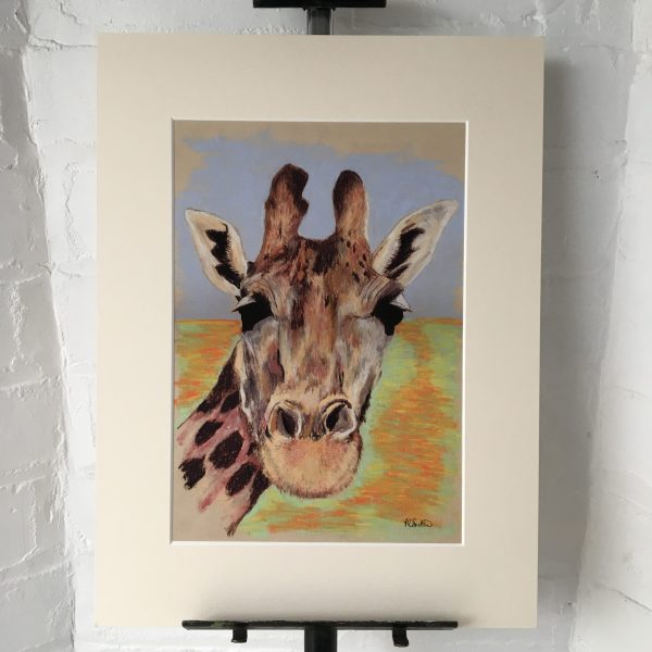 Happy Giraffe Artwork Print  - 2 sizes available - Image 2