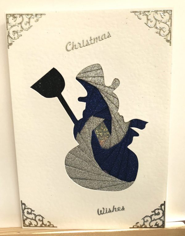 Snowman iris folding xmas