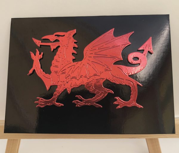 Welsh Dragon  card