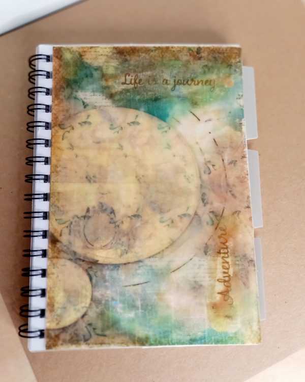 A5 decoupage notebook