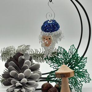 Large Santa Head with BlueHat