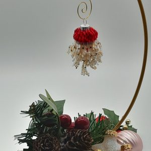 Small Santa Heads Red Hat
