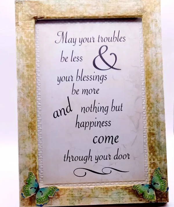 Decoupage frame