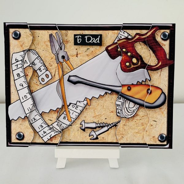 To Dad Handcrafted 8x6 Fathers Day or Birthday
