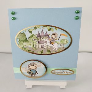Handmade Birthday Boy Handsome Knight Themed A6 Card