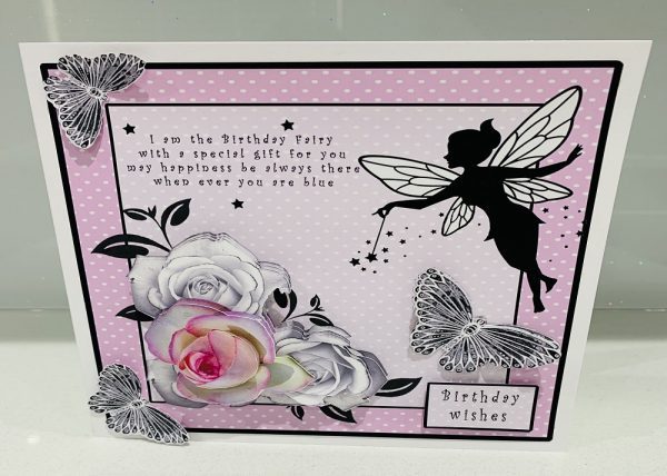 Handmade Birthday Fairy 7x7 Greeting Card