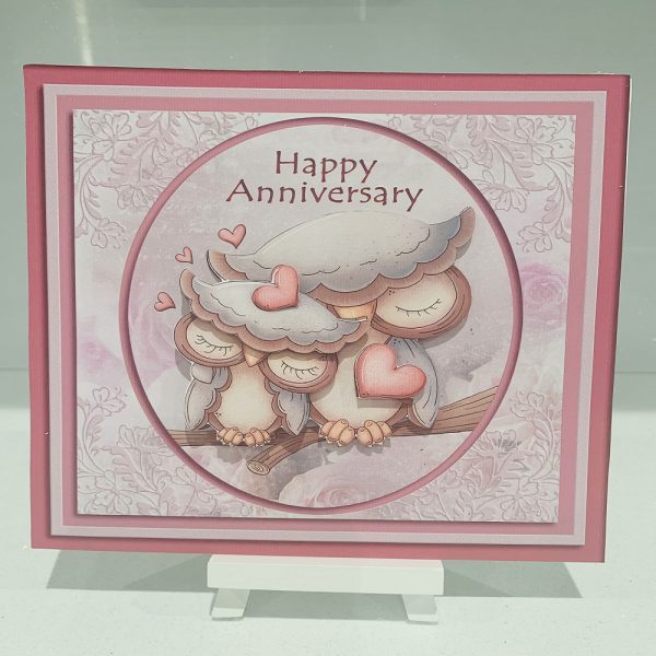 Handcrafted 3D Decoupage Wedding Anniversary